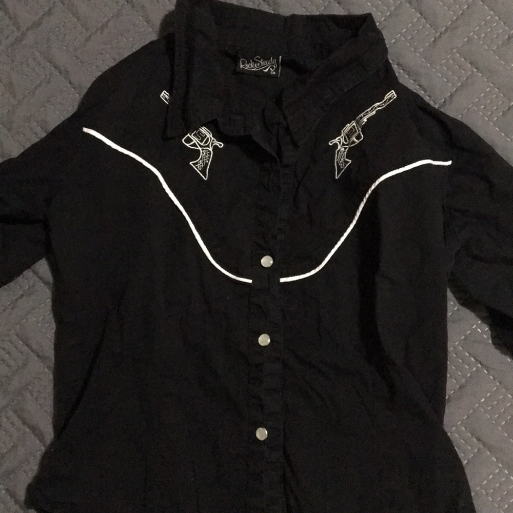 Rock Steady Western Pistol Shirt